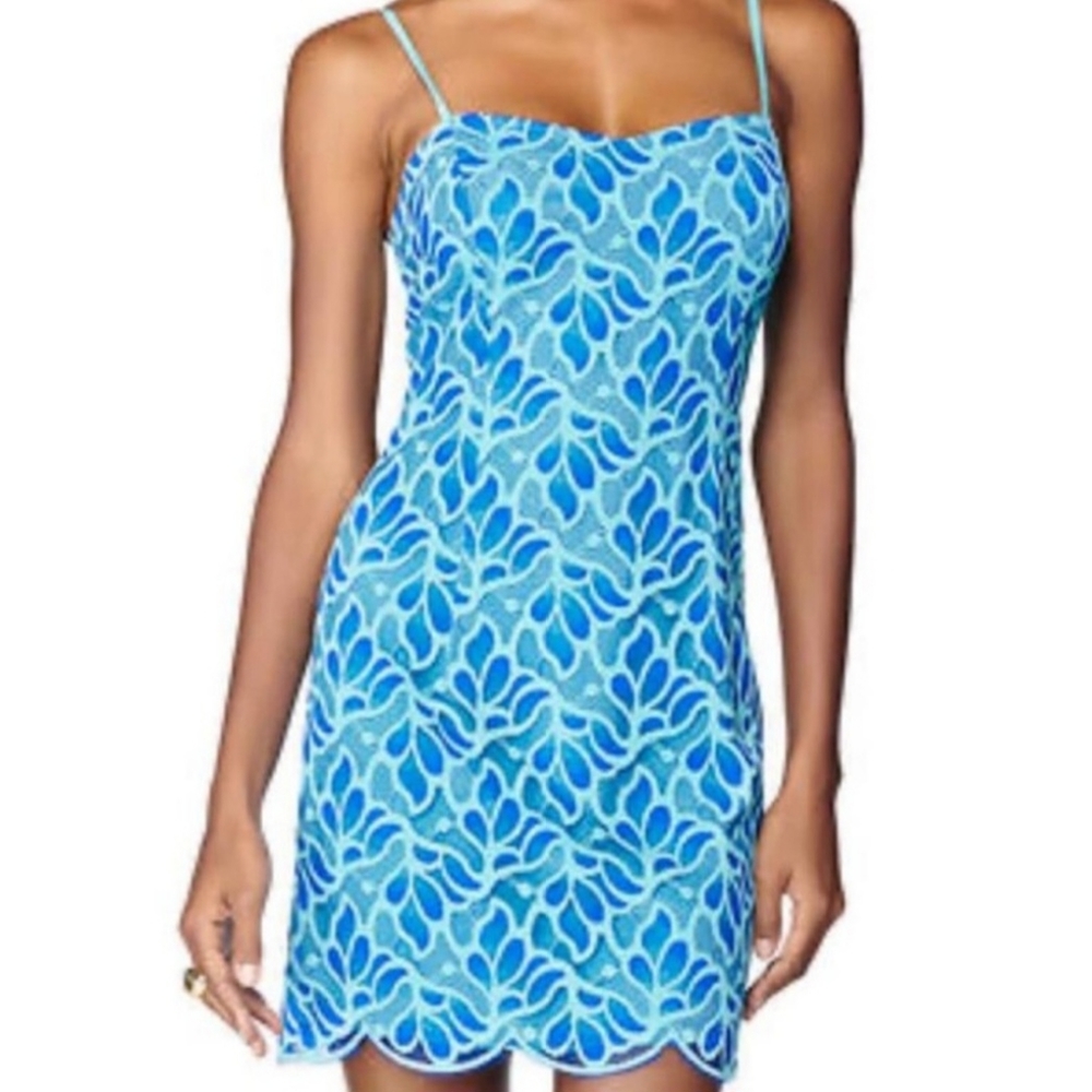 Lilly Pulizter Avalon dress in Brewster Blue